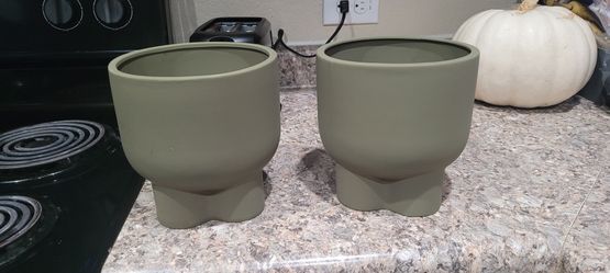 Moss Green Planter Vase