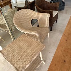 White Rattan Chair - Free