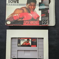 Riddick Bowe Boxing for Super Nintendo - No Manual