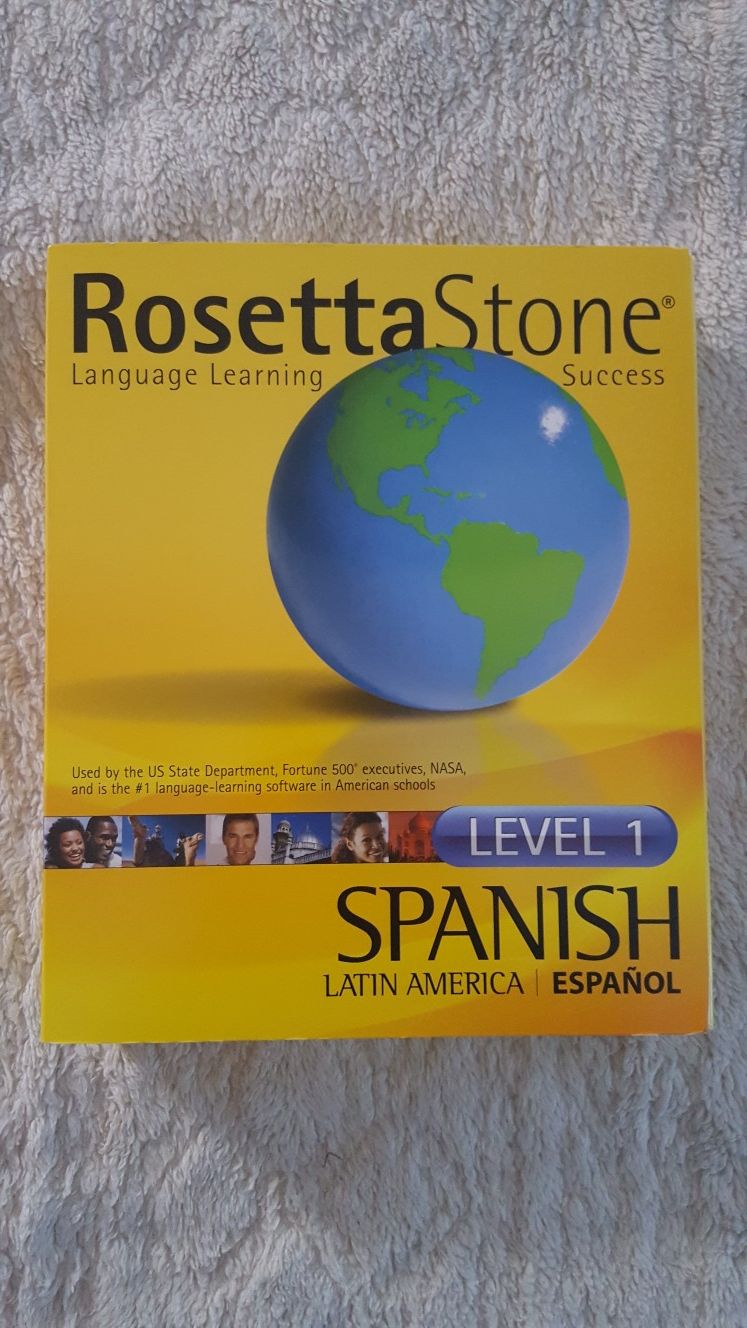 Rosetta stone Spanish level 1