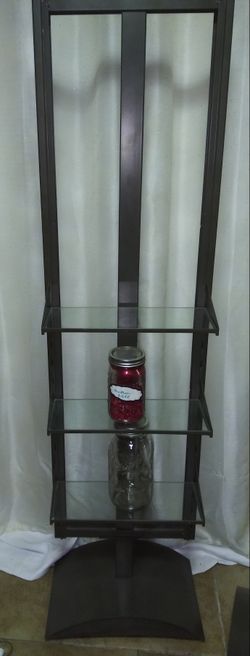 Double Sided Adjustable Display Shelf
