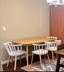 Dining table with 4 chairs