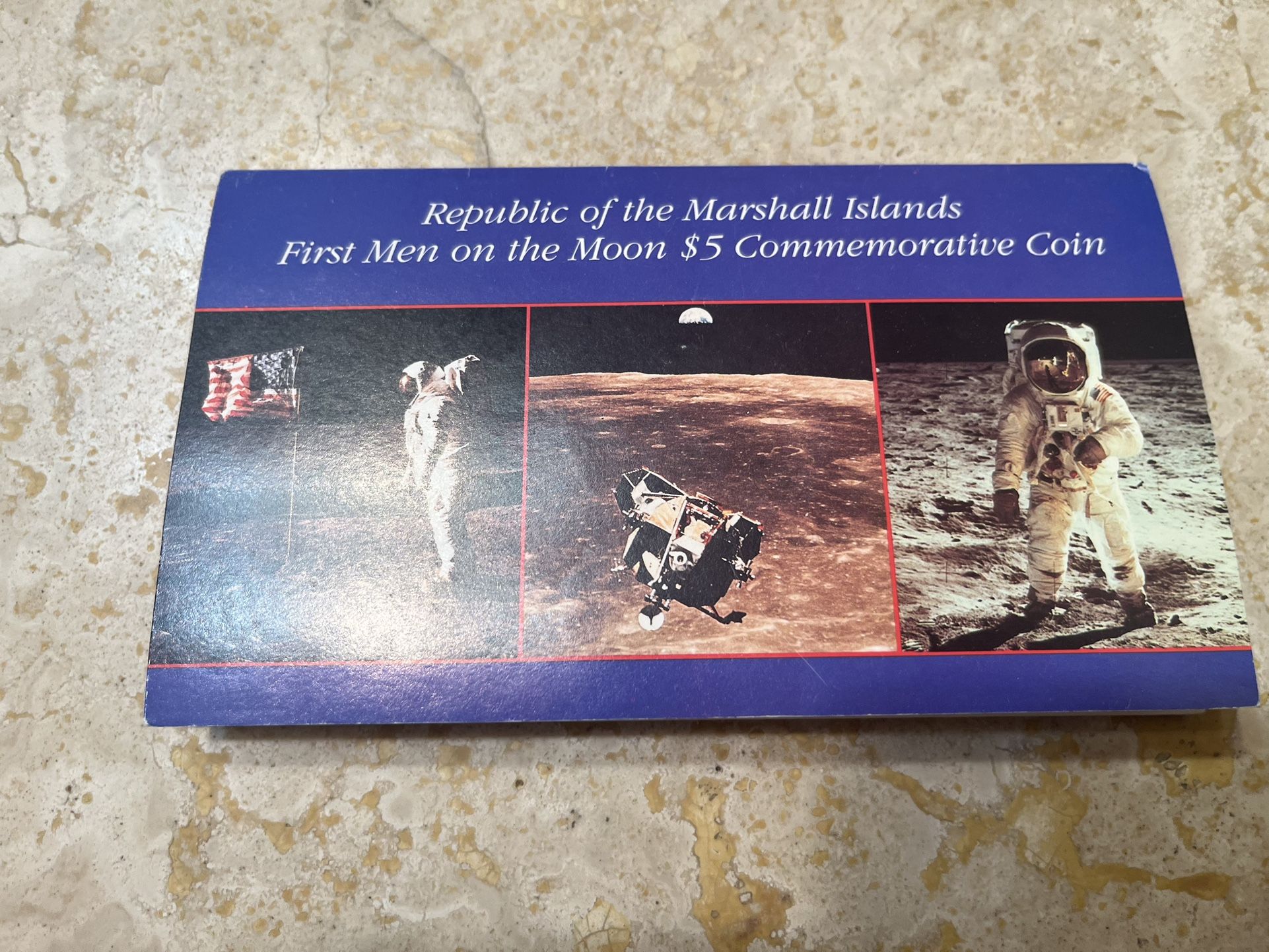 First man on the moon five dollar coin