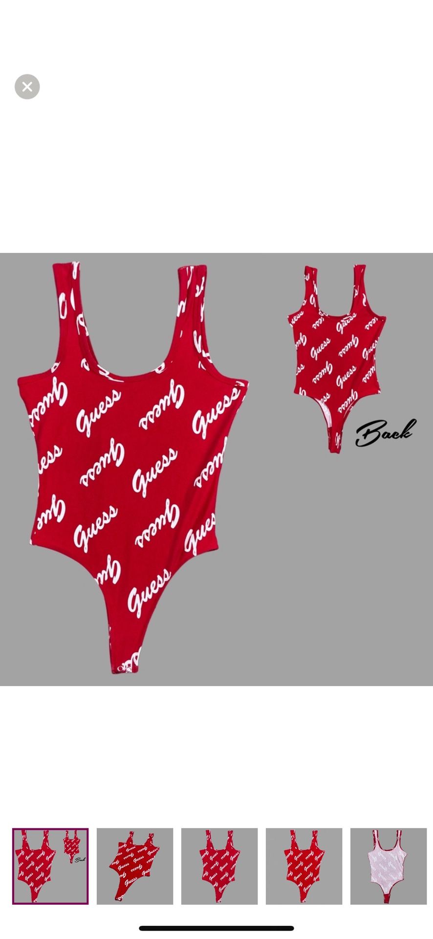 GUESS Dakota Signature Logo Bodysuit - Vintage