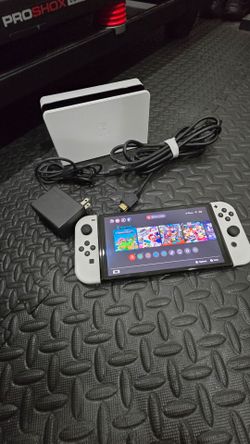 Switch OLED and dock - great conditon
