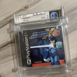 PLAYSTATION PS1 -MEGA MAN X6 BRAND NEW SEALED AND GRADED $$260.00 OR BEST OFFER