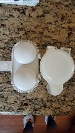 Microwave Egg and Hamburger Cooker