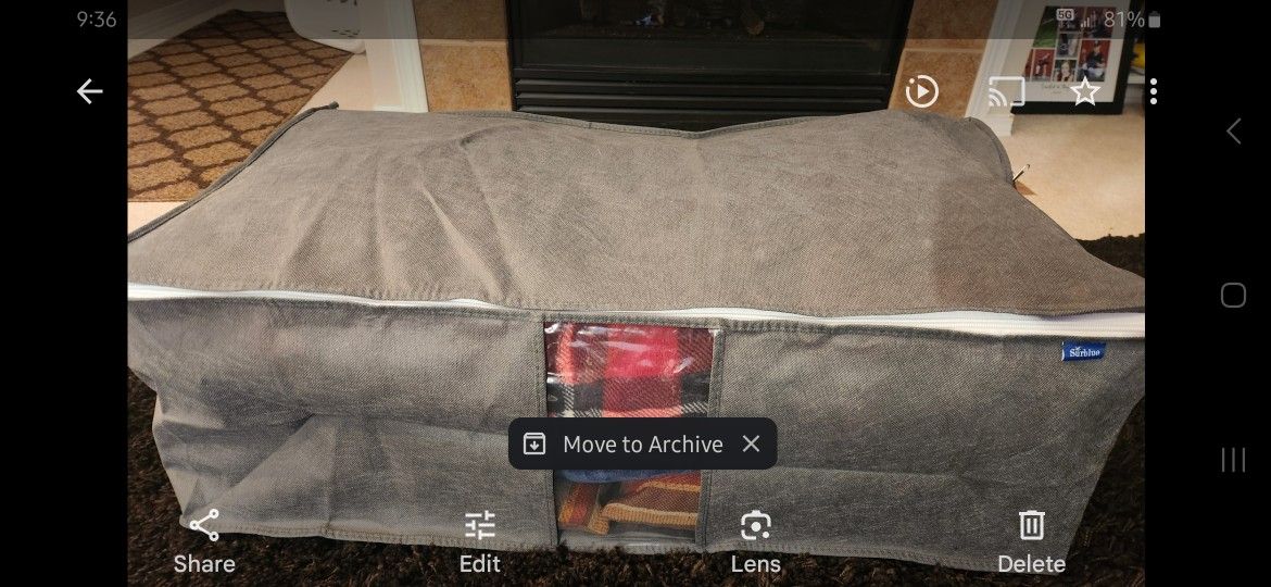 FABRIC STORAGE BAG- Space Saver
