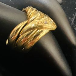18kk Real Gold Ring 