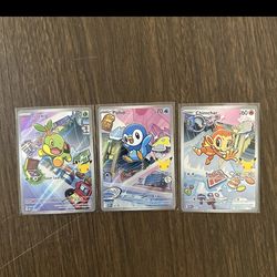 Sinnoh sets first partners