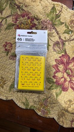 Pokémon Center Pikachu Card Sleeves 65-Pack