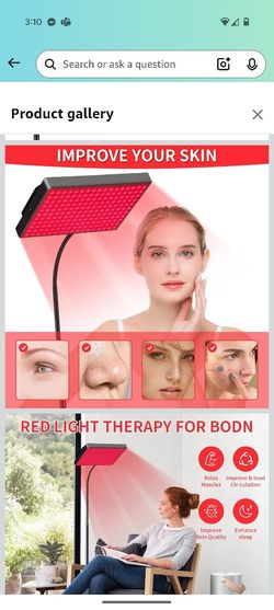 Brand new unopened Red Light Therapy for Face,Red Infrared Light Therapy Lamp with Stand Panel Led