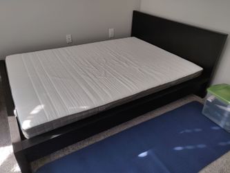 Full sized IKEA set (bed-frame + mattress)