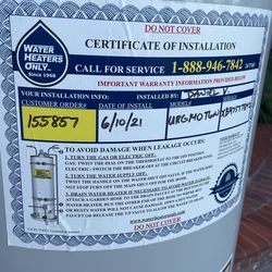 40 Us Gal Water Heater