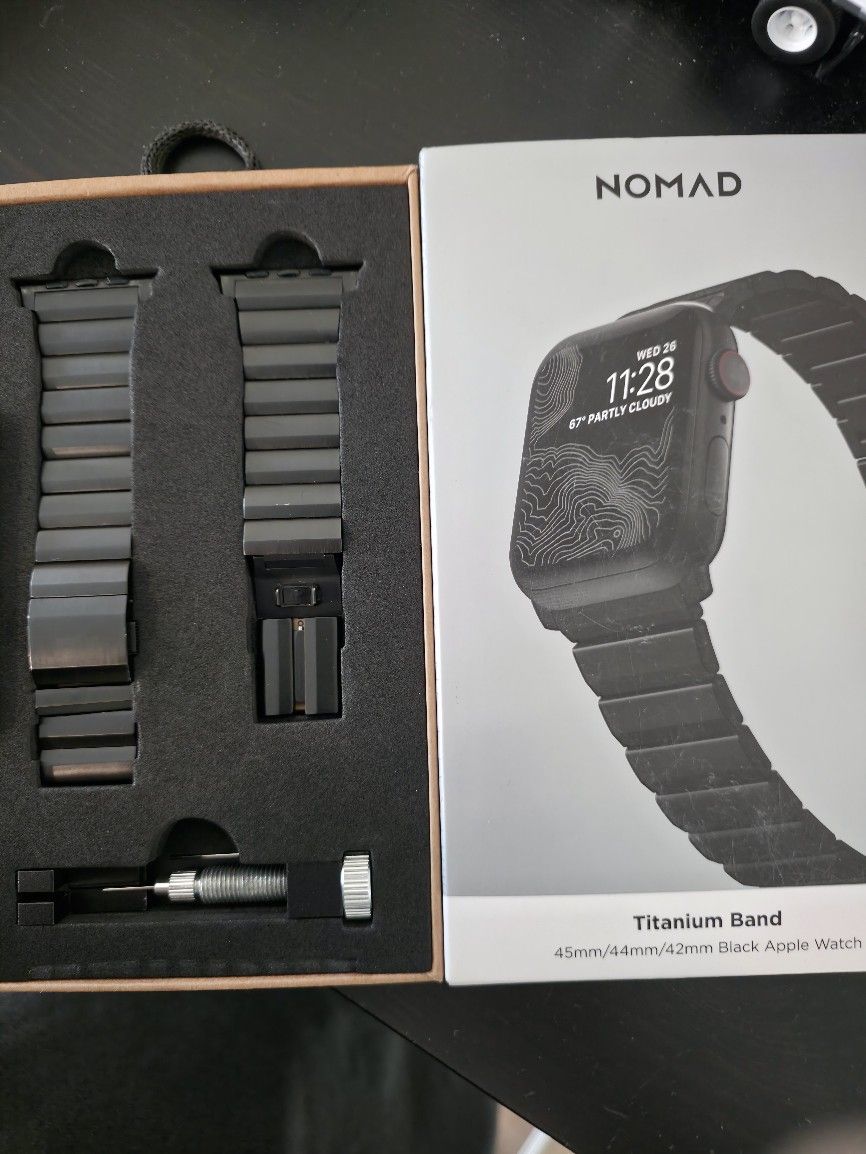 Nomad Titanium Apple Watch Band