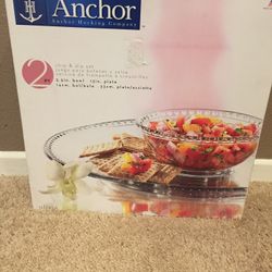 Anchor Hocking Company Chip and Dip Set