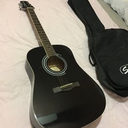 Silvertone  Acoustic Guitar W/ Case