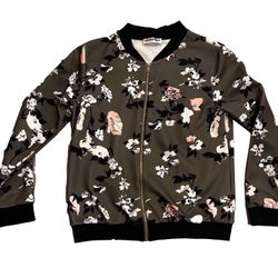 Floral Prink Bomber Jacket