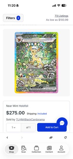 Pokémon - Leafeon EX