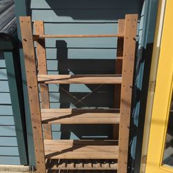 Shelving Unit with Wine Rack
