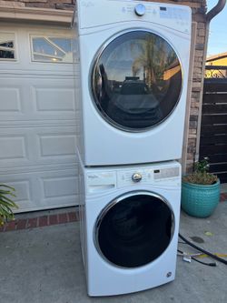 Whirlpool stackable washer and dryer