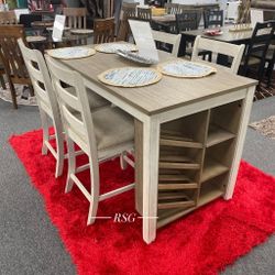 I’m Jon Green, Wayne’s Home Sales Representative🌟 Counter High Dining Table And Stools Fast Delivery , Dining Room Furniture Set 