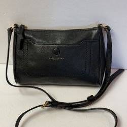 Marc Jacobs Black leather crossbody bag