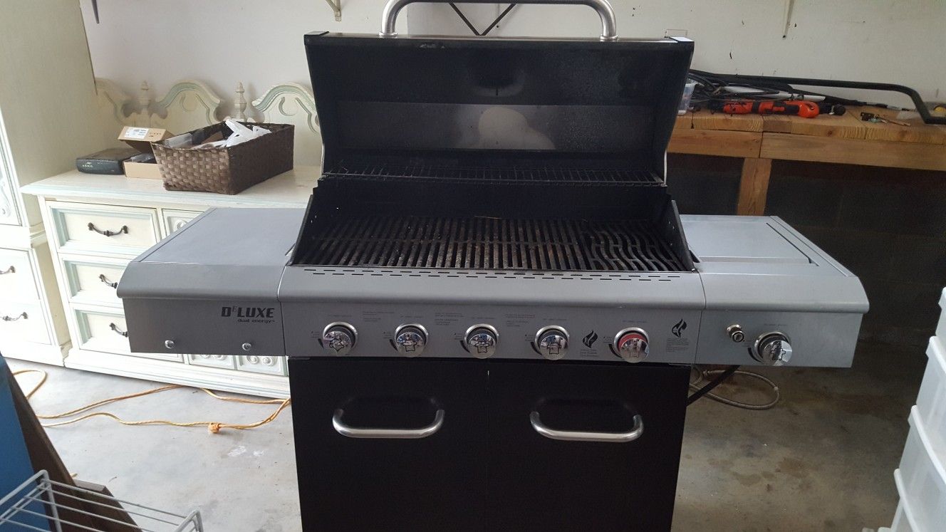 NEXGRILL DELUXE Dual energy 5 Burner with side burner for Sale in