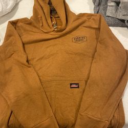 Dickies Hoodie Mens Medium Mustard 