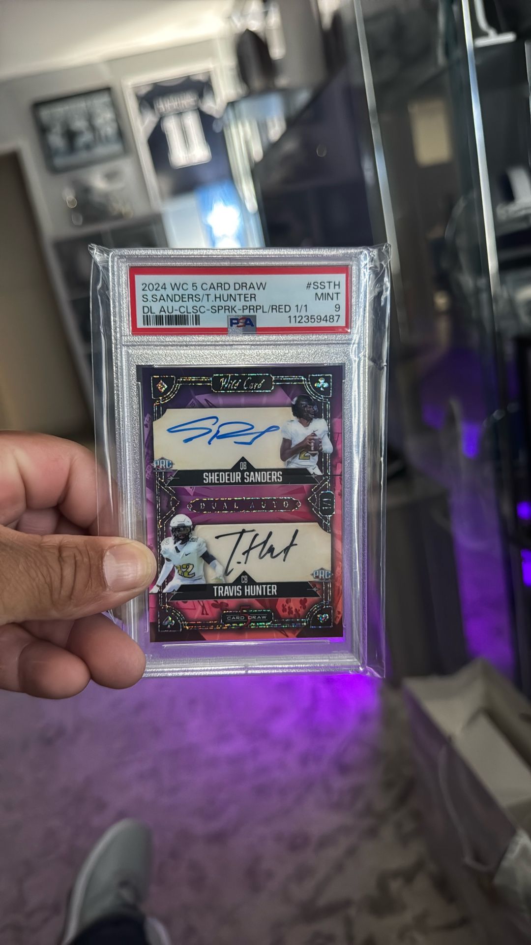 Shedeur Sanders / Travis Hunter Rookie Auto