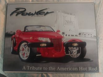 America Hot Rod. Metal Sign