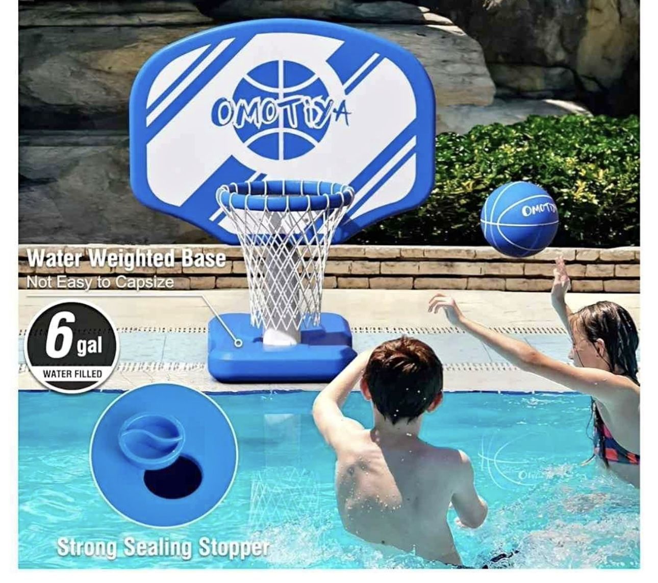 Swimming Pool Basketball Hoop