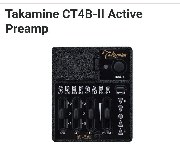 Takamine CT4-BII Preamp/ Tuner
