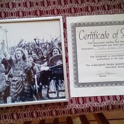 MEL GIBSON  signed Braveheart Movie Photo With Certificate 8x10