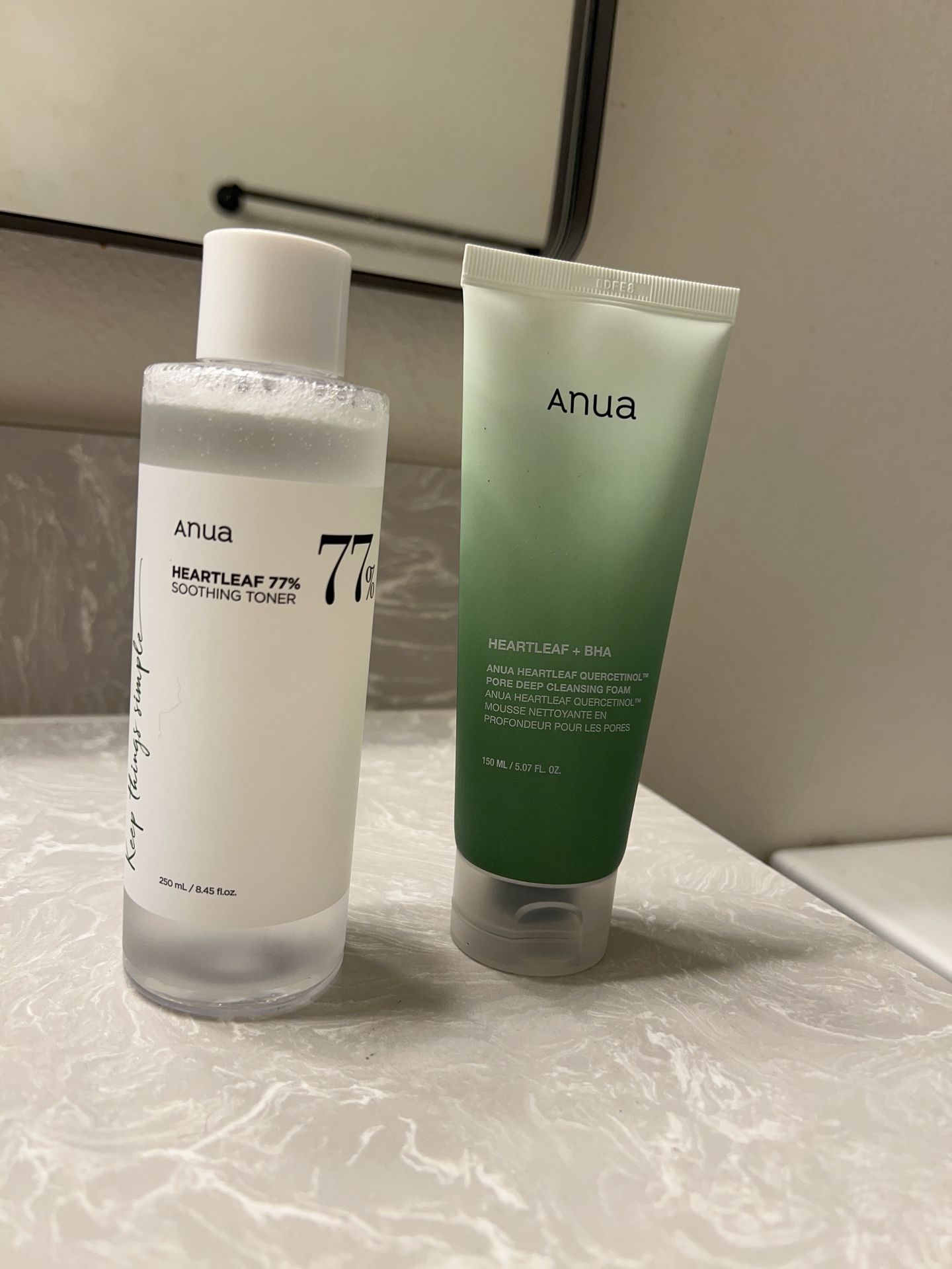 Auna Skin Care BHA Foam Clenser And Smoothing Toner