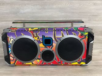 Bumpboxx Flare8 Nyc Graffiti Bluetooth Boombox Speaker 200w Microphone (PO1022353)