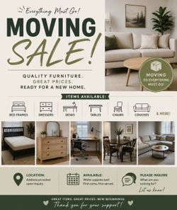 Moving Sale