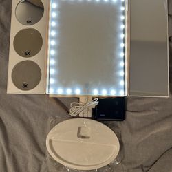 Brand New  LES Trifold makeup Mirror