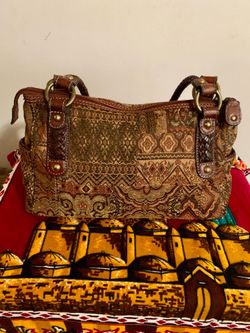 Vintage Fossil 1954  Handbag Purse #75082