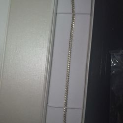 Gold Cuban Link Bracelet 3mm