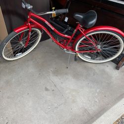 Red women’s Beach Cruiser