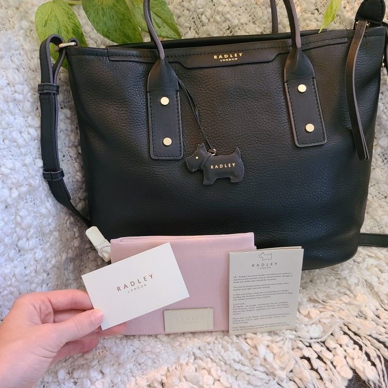 Radley London Black Leather Purse from the Patcham Palace Collection