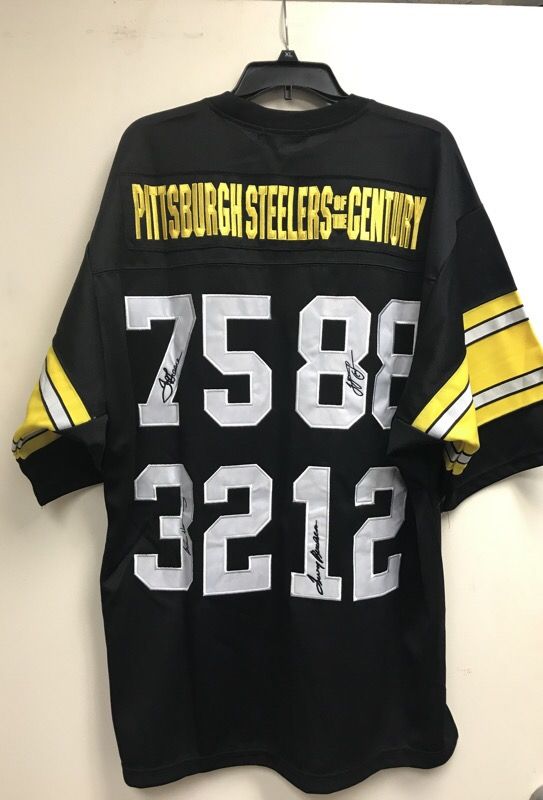 Brand new Pittsburgh Steelers of the century Mitchell and Ness throwback  jersey new with tag size 52 for Sale in Fort Lauderdale, FL - OfferUp