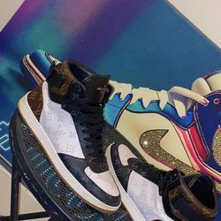 Louis Vuitton, Jordans, Nike