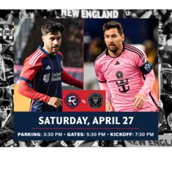 SIT IN ROW 5 BEHIND MESSI AT GILLETTE STADIUM  FOXBOROUGH, MASS