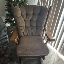 Brown Rocking Chair