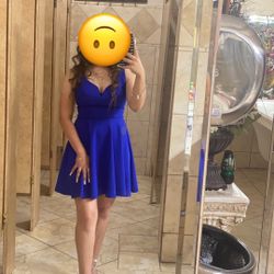 Royal Blue Dress 