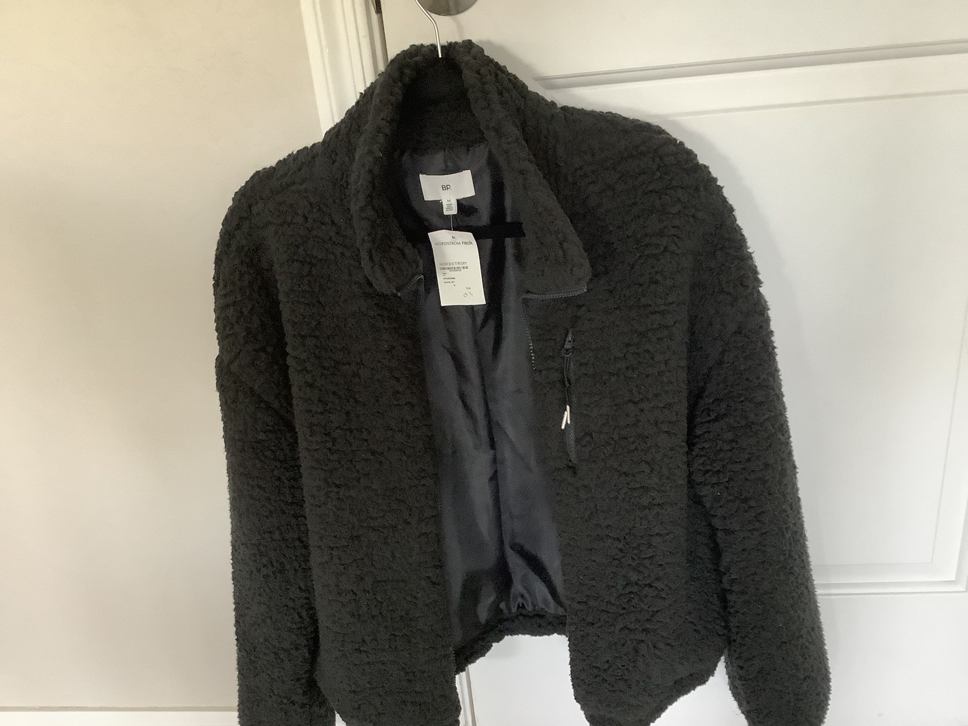 Fleece Jacket Lined In Satin