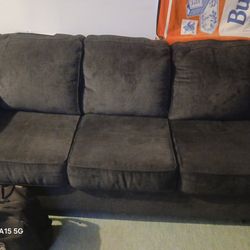 Blue L Shape Sofa