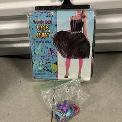 Halloween Totally 80. LACE Skirt 